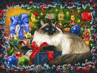 Белоснежка 343-AS Живопись на холсте 30*40 см Рождественские подарки