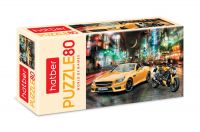 Hatber 80ПЗ5-11616 Пазл Hatber Городские гонки 80 элементов А5 формат 165х230мм