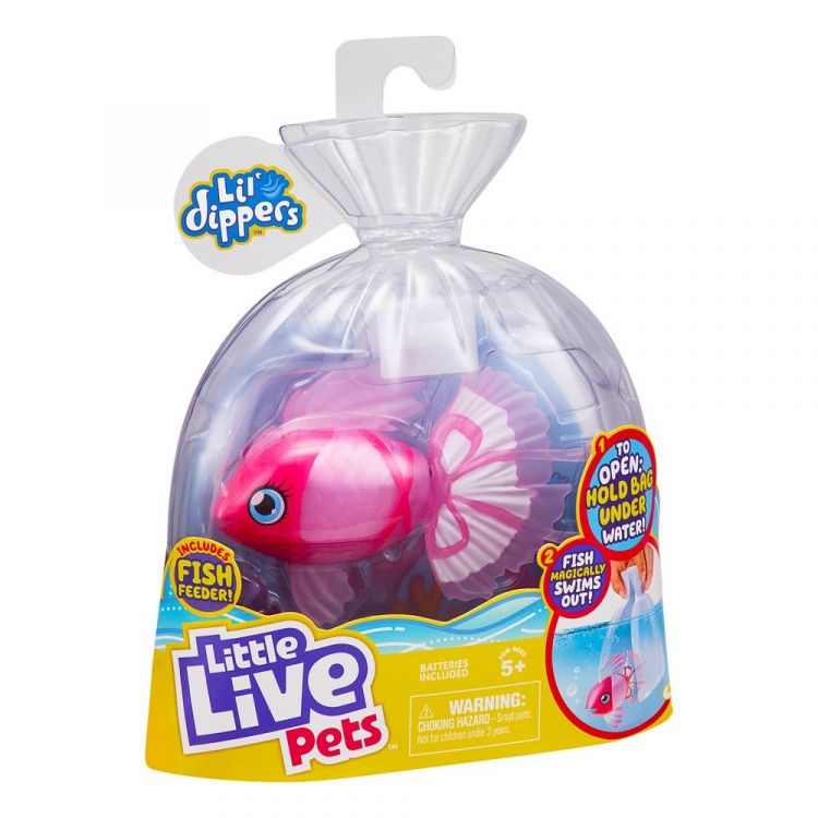 Moose 26159 LLP Волшебная рыбка «Lil' Dippers», розовая