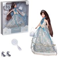 ABtoys (АБтойс) PT-01609 Кукла ABtoys "Amelia. Рождественский бал" с диадемой в длинном платье, темные волосы 30см