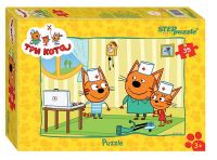 STEP 91150 Пазл 35 "Три кота" (АО "СТС")