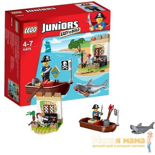 Lego Juniors 10679 Лего Джуниорс Охота за сокровищами, 57 деталей