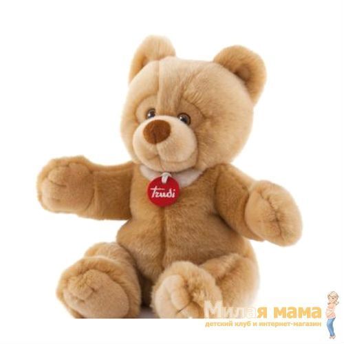 Trudi 25282 Мягкая игрушка Бежевый медвежонок Тео, 39 см