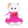 BUDI BASA LB-021 Мягкая игрушка Кошечка Ли-Ли BABY в розовом сарафане с арбузиком, 20 см