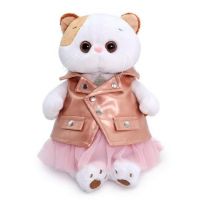 BUDI BASA LK24-046 Мягкая игрушка BUDI BASA Кошка Ли-Ли в юбке и жилетке 24 см