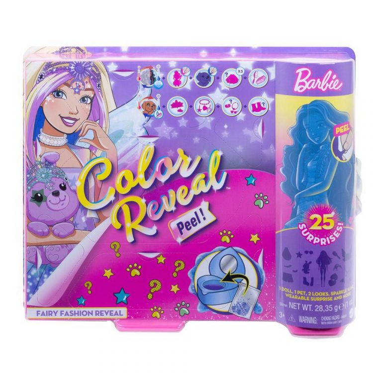 Mattel GXV94 Кукла Mattel Barbie-сюрприз Фея с сюрпризами внутри