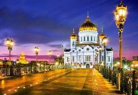 Пазл Castorland 1000 деталей, Храм Христа Спасителя, Москва, средний размер элементов 1,9?1,7 см