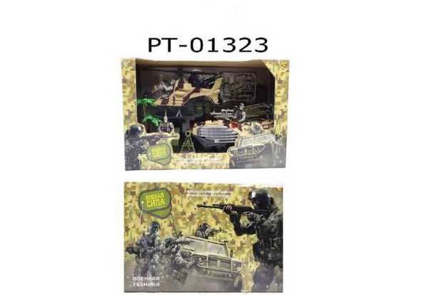 ABtoys (АБтойс) PT-01323 Боевая сила. Набор военной техники с фигуркой и акссесуарами
