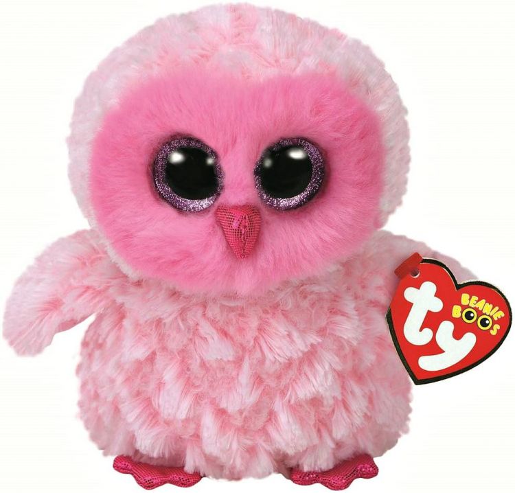 TY 36846 Beanie Boo's Мягкая игрушка Совенок Twiggy, 15 см