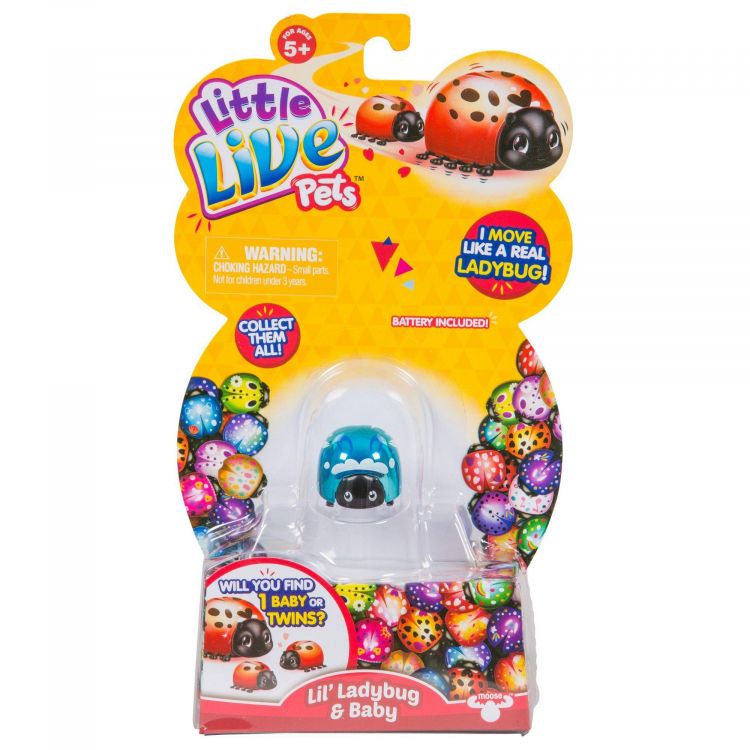 Moose 28447 Интерактивная божья коровка и малыш Little Live Pets, Ангелочек