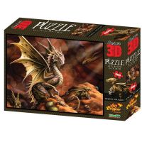 Prime 3D 10091-SBM Пазл 3D 500 Пустынный дракон