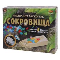 ABtoys PT-01361 Набор для раскопок из гипса "Сокровища"
