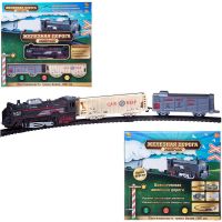 ABtoys (АБтойс) C-00474 Железная дорога ABtoys Экспресс 210 см на батарейках, 13 предметов в наборе