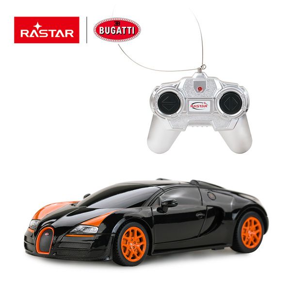 RASTAR 47000B Машина р/у 1:24 Bugatti Grand Sport Vitesse Цвет Черный