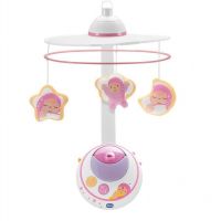 Chicco 24291 Мобиль-ночник на кроватку Волшебный звезды, розовый