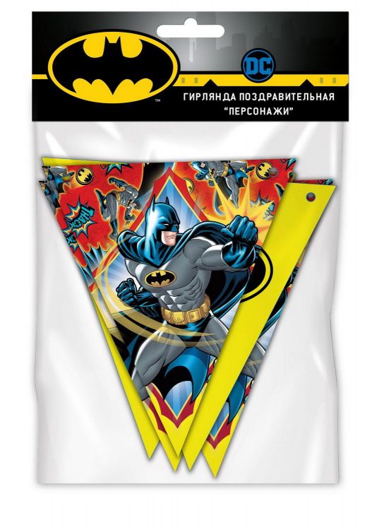 ND Play 280567 Гирлянда поздравительная ND Play Batman Персонажи
