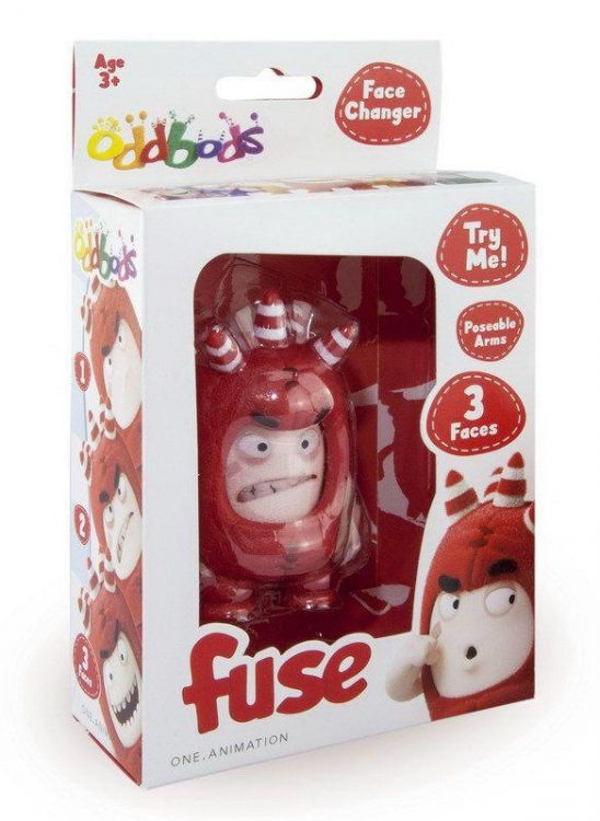 RP2 Global Limited AF8501F/AP8501F Фигурка Oddbods (Чуддики) с меняющимися эмоциями Фьюз, 8,5 см
