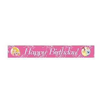 Procos 3350 Баннер "Принцессы Disney" "Happy Birthday", 3x90 см