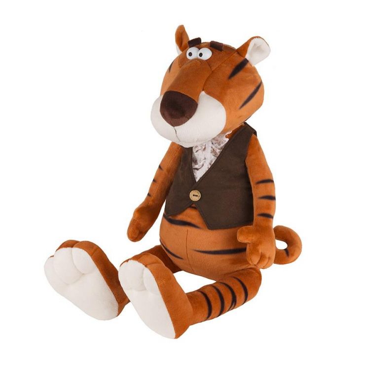 Maxitoys MT-MRT022101-20 Мягкая Игрушка Maxitoys Luxury, Тигр Гоша в Замшевой Жилетке и Жабо, 20 см СИМВОЛ ГОДА 2022 Maxitoys MT-MRT022101-20 Мягкая Игрушка Maxitoys Luxury, Тигр Гоша в Замшевой Жилетке и Жабо, 20 см СИМВОЛ ГОДА 2022