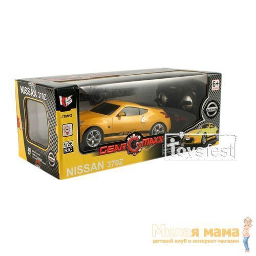 6618-895a_yellow-ast6618-895a-89051-0-360.jpg KidzTech 89051 Радиоуправляемый автомобиль Nissan 370Z, 1:26, желтый