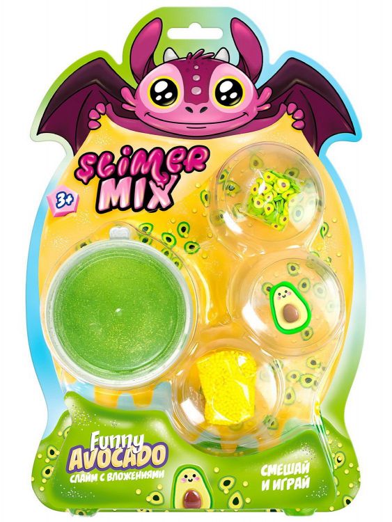 Slimer SR151 Набор для эксперементов Slimer Funny AVOCADO 180г