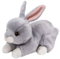 TY 41700 Classic Мягкая игрушка Зайчик Easter Nibbler серый, 17 см