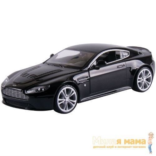 Motormax 73357 Коллекционная модель машины Aston Martin V12 Vantage, 1:24, черная