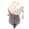 BUDI BASA BB-042 Мягкая игрушка Кот Басик BABY с подушкой-рыбкой, 20 см