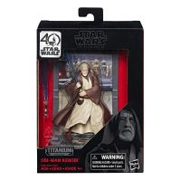 Hasbro C1861 Star Wars Коллекционная литая фигурка Звездные Войны: Titanium, Оби-Ван Кеноби, 15 см