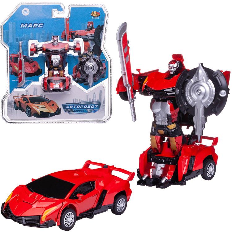 ABtoys (АБтойс) C-00222/красный Робот-машина Abtoys Авторобот Марс красный