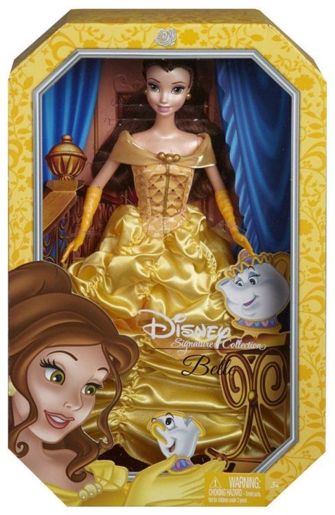 Mattel CDB51 Коллекционная кукла принцесса Диснея Белль, 28 см