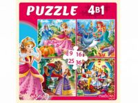 Рыжий кот П-6768 Пазлы 4 в 1. ЛЮБИМЫЕ ПРИНЦЕССЫ (9,16, 25, 36 эл.)