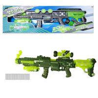 ABtoys PT-00809 Мегабластер, в наборе с 20 мягкими снарядами, на батарейках