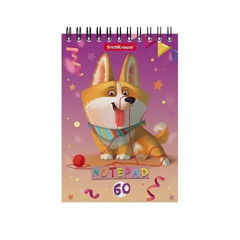 ErichKrause 53119ЕК Блокнот на спирали ErichKrause Корги, А6, 60 листов, клетка ErichKrause 53119ЕК Блокнот на спирали ErichKrause Корги, А6, 60 листов, клетка