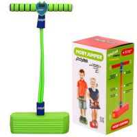 Moby Kids 68558 MobyJumper Тренажер для прыжков со счетчиком, светом и звуком, зеленый