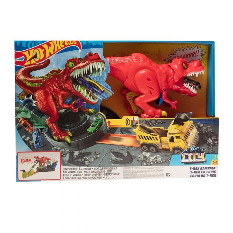 Mattel GFH88 Игровой набор Mattel Hot Wheels Сити Яростный Ти-Рекс