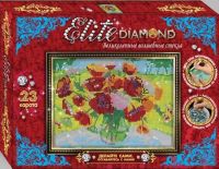 Лапландия 45665 Набор для творчества Серия Стразы "Elite Diamond" Маки