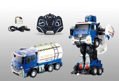 Solmar Pte Ltd Т11024 1toy робот на р/у, трансформируется в грузовик, со светом и звуком,   38см, коробка