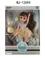 ABtoys (АБтойс) WJ-12694 Кукла ABtoys Emily Mulisha с питомцем и аксессуарами, 33см