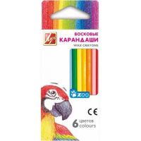 Луч 12С864-08 Шестигранные восковые карандаши, 6 цветов
