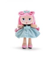 Trudi 64446 Мягкая кукла Труди с розовыми волосами, 28 см