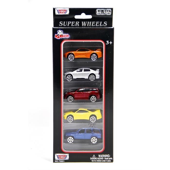 Motormax 75601 Набор коллекционных машинок Motormax, 5 штук, 1:64 Набор B
