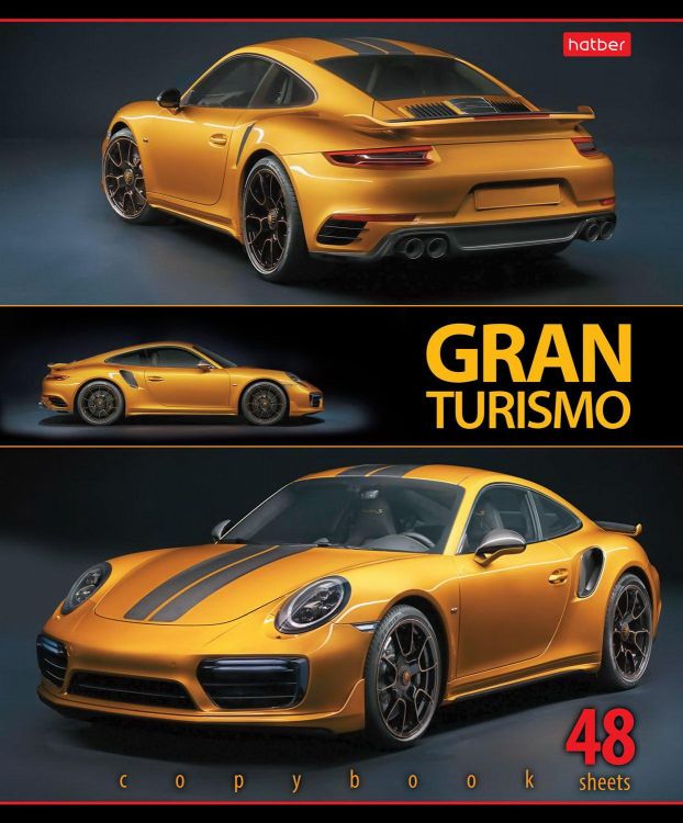 Hatber 48Т5В1-2 Тетрадь HATBER Sport Cars, 48 листов, клетка