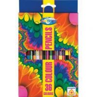 Centrum 88018 Карандаши цветные 36 цветов, двусторонние 18 штук, деревянные, длина 177 мм