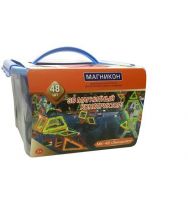 Магникон МК-48 Конструктор "Звездолет", 48 элементов