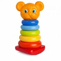 Пирамида-качалка Тигренок, 26 см (в сетке, 8 дет.)