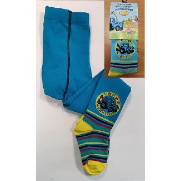 No name T-C02-BT-92-98 Колготки детские Синий трактор Голубые рост 92-98 No name T-C02-BT-92-98 Колготки детские Синий трактор Голубые рост 92-98