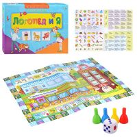 Рыжий Кот ИН-8796 Игра настольная Готовимся к школе Логопед и я