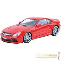 Motormax 79161 Коллекционная модель машины Mercedes Benz SL65 АMG Black Series, 1:18, красная
