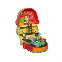 Jakks 56778 Игровой набор "Маленький Домик с мини фигуркой папы Смурфа"